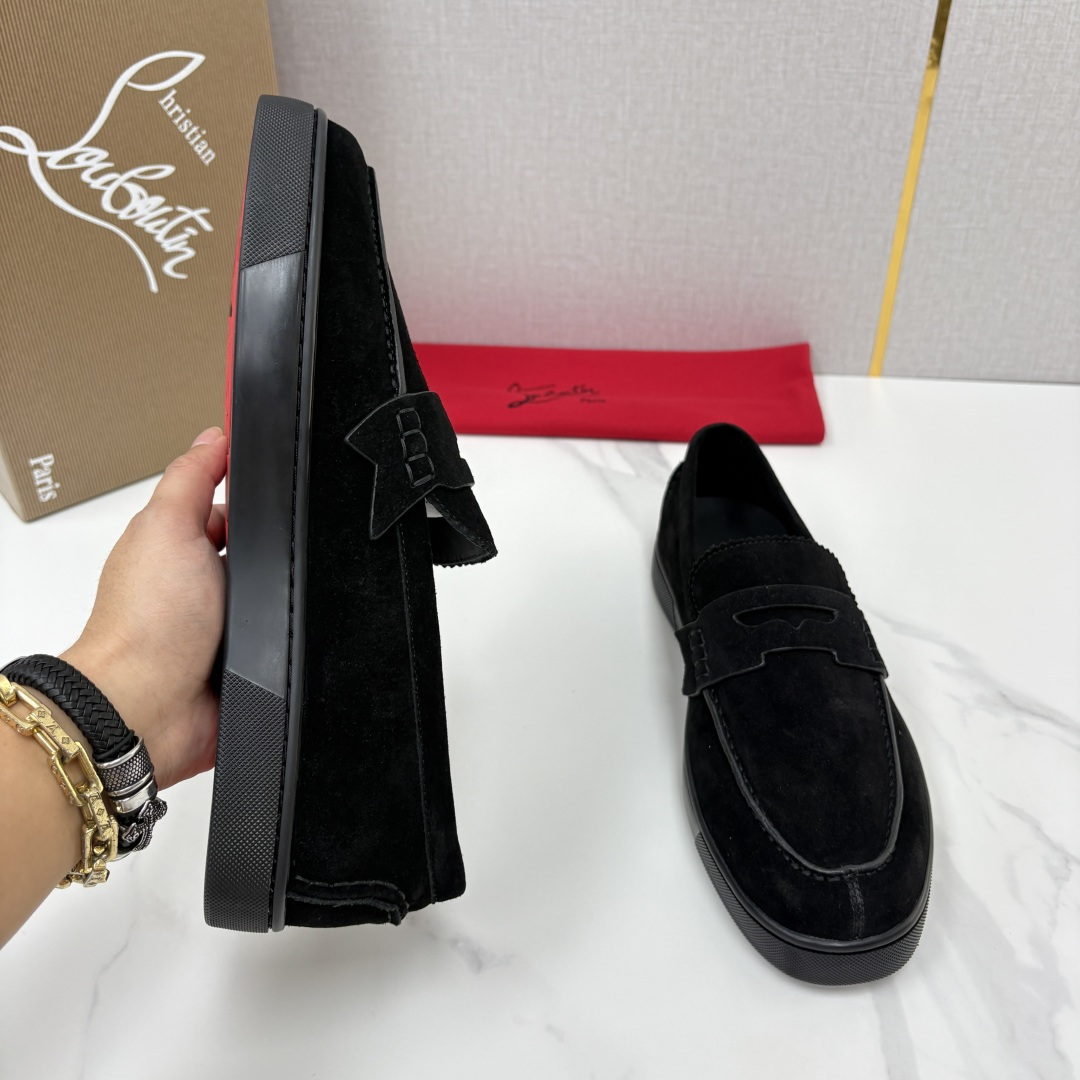 💋💍CL家官方同步新品   🆑Christia* Loubouti*（红底鞋）  Chambeliboat 新版加厚底乐