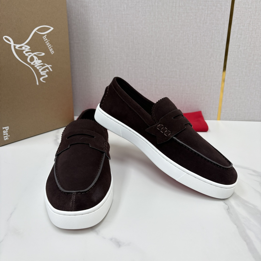 💋💍CL家官方同步新品   🆑Christia* Loubouti*（红底鞋）  Chambeliboat 新版加厚底乐