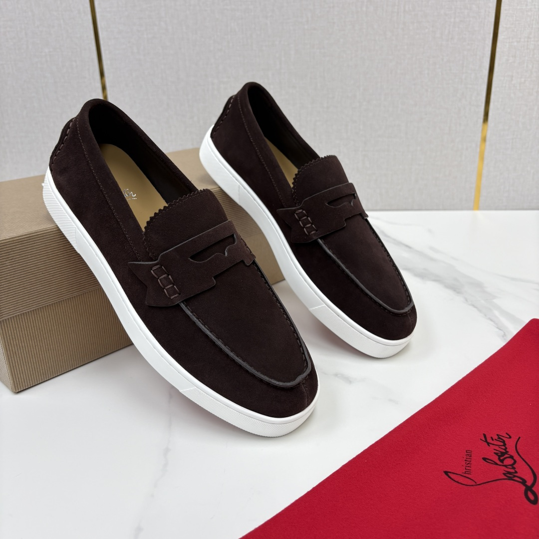 💋💍CL家官方同步新品   🆑Christia* Loubouti*（红底鞋）  Chambeliboat 新版加厚底乐