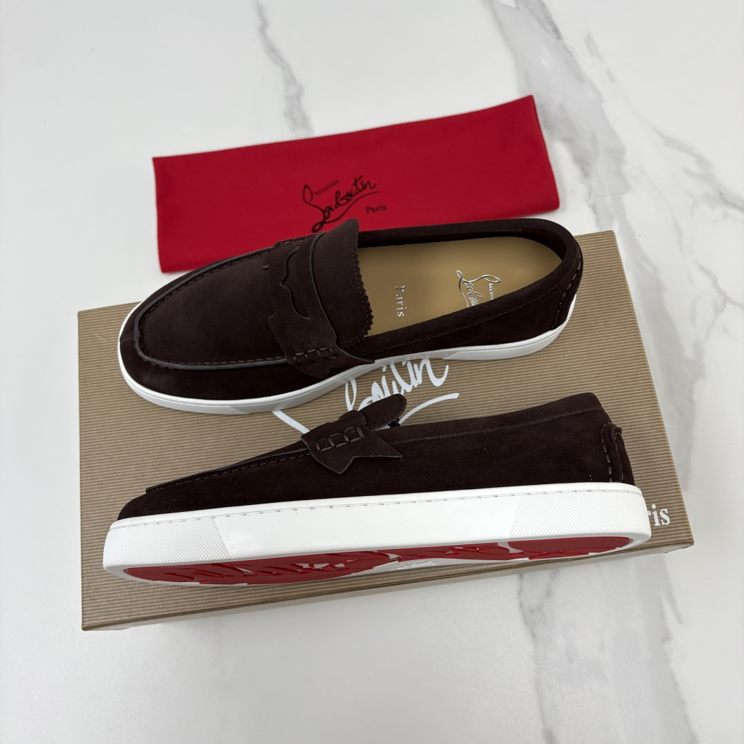 💋💍CL家官方同步新品   🆑Christia* Loubouti*（红底鞋）  Chambeliboat 新版加厚底乐
