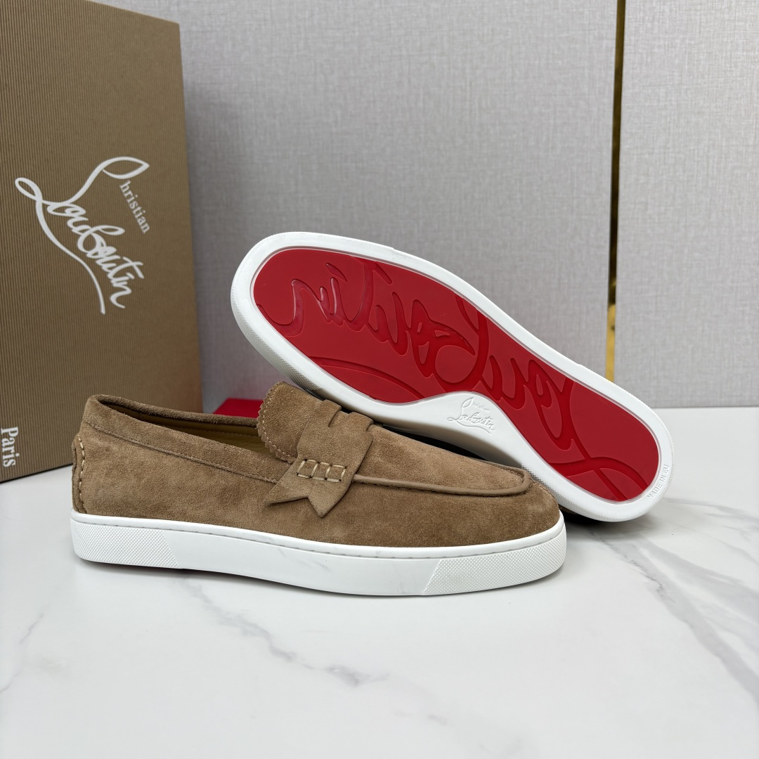💋💍CL家官方同步新品   🆑Christia* Loubouti*（红底鞋）  Chambeliboat 新版加厚底乐