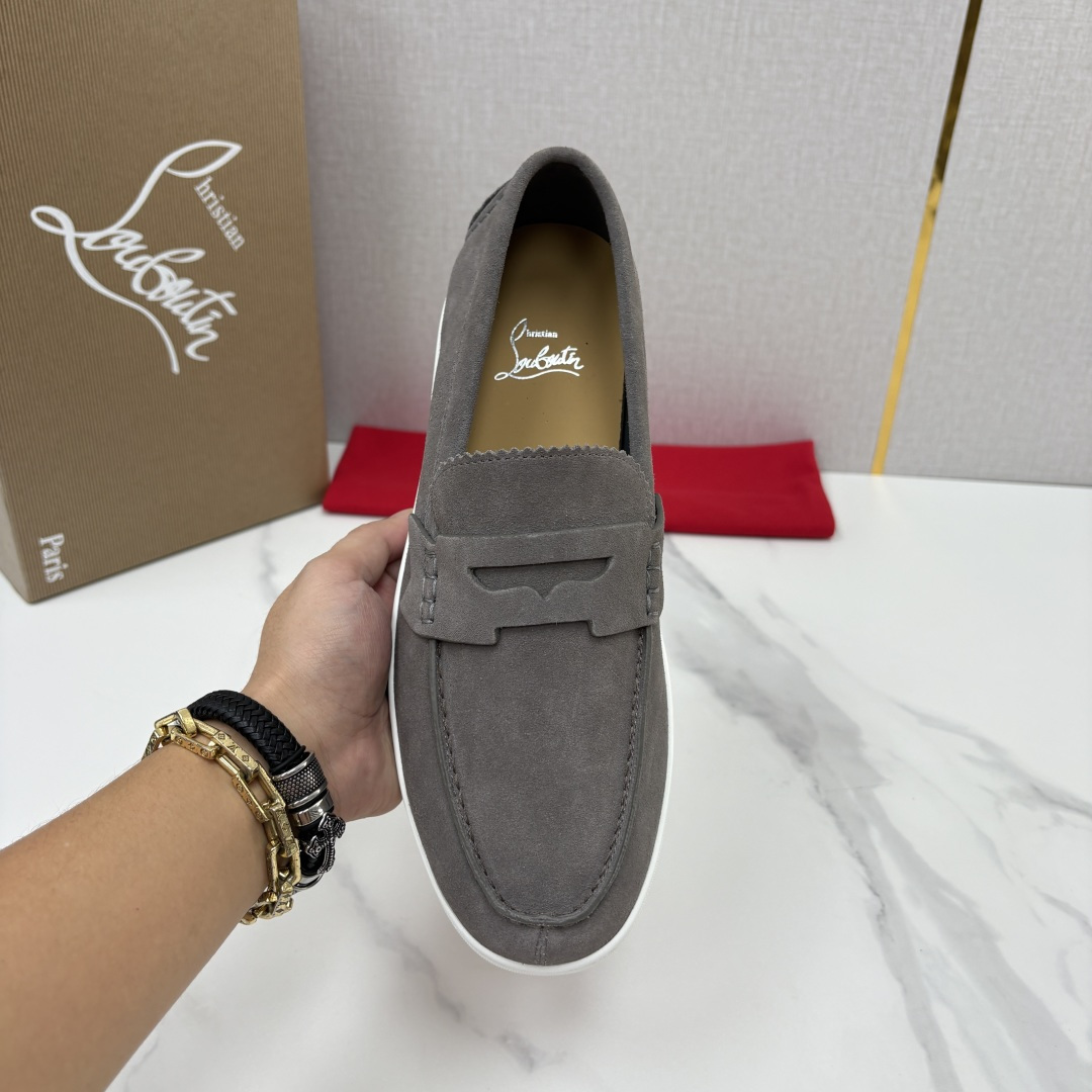 💋💍CL家官方同步新品   🆑Christia* Loubouti*（红底鞋）  Chambeliboat 新版加厚底乐
