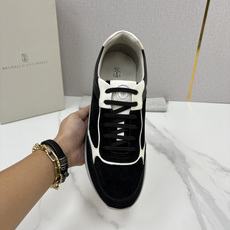 💋💍BC新品 Brunello Cucinell* 反毛拼牛皮低帮运动鞋 官方 7.400 新材料和对比细节重新定 💋💍BC新品 Brunello Cucinell* 反毛拼牛皮低帮运动鞋 官方 7.400 新材料和对比细节重新定