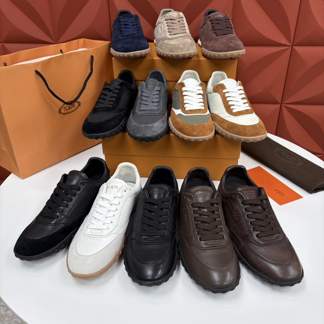💋💍TOD*S/托德-斯 新品休闲运动板鞋 绒面皮革拼接蜡面牛皮/反毛皮拼布面/光面皮革系列运动鞋 本款运动鞋以绒面皮革 💋💍TOD*S/托德-斯 新品休闲运动板鞋 绒面皮革拼接蜡面牛皮/反毛皮拼布面/光面皮革系列运动鞋 本款运动鞋以绒面皮革