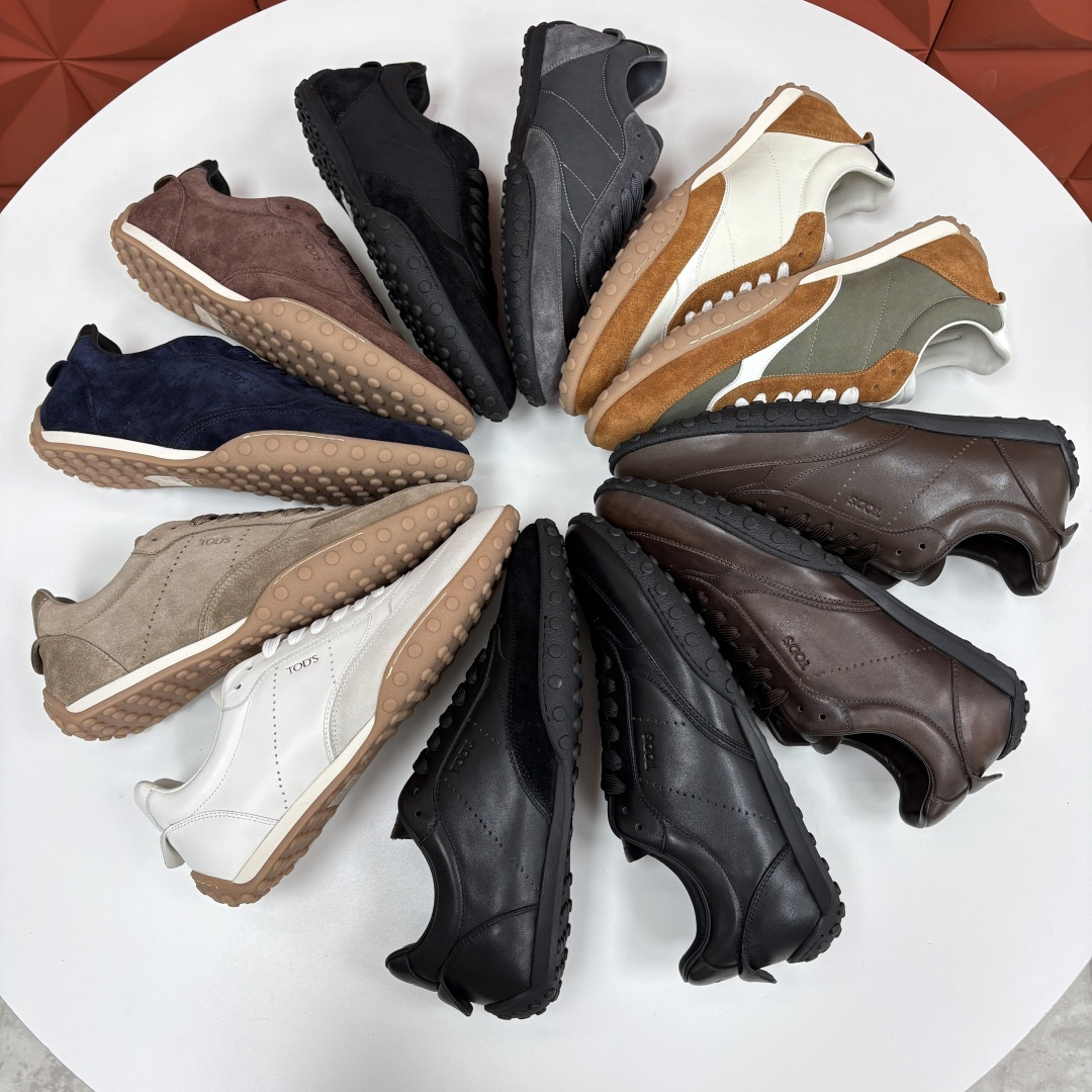 💋💍TOD*S/托德-斯 新品休闲运动板鞋 绒面皮革拼接蜡面牛皮/反毛皮拼布面/光面皮革系列运动鞋 本款运动鞋以绒面皮革 💋💍TOD*S/托德-斯 新品休闲运动板鞋 绒面皮革拼接蜡面牛皮/反毛皮拼布面/光面皮革系列运动鞋 本款运动鞋以绒面皮革