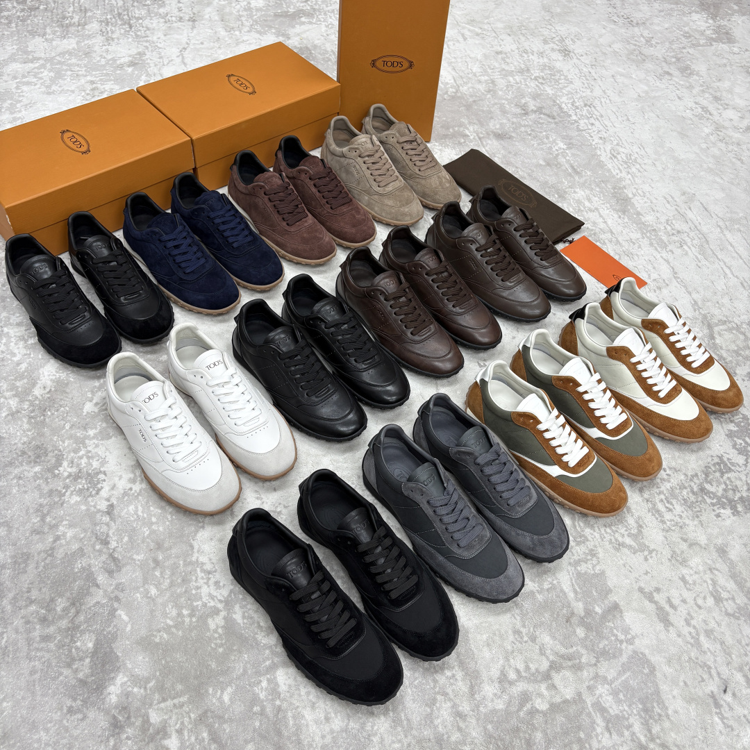 💋💍TOD*S/托德-斯 新品休闲运动板鞋 绒面皮革拼接蜡面牛皮/反毛皮拼布面/光面皮革系列运动鞋 本款运动鞋以绒面皮革 💋💍TOD*S/托德-斯 新品休闲运动板鞋 绒面皮革拼接蜡面牛皮/反毛皮拼布面/光面皮革系列运动鞋 本款运动鞋以绒面皮革