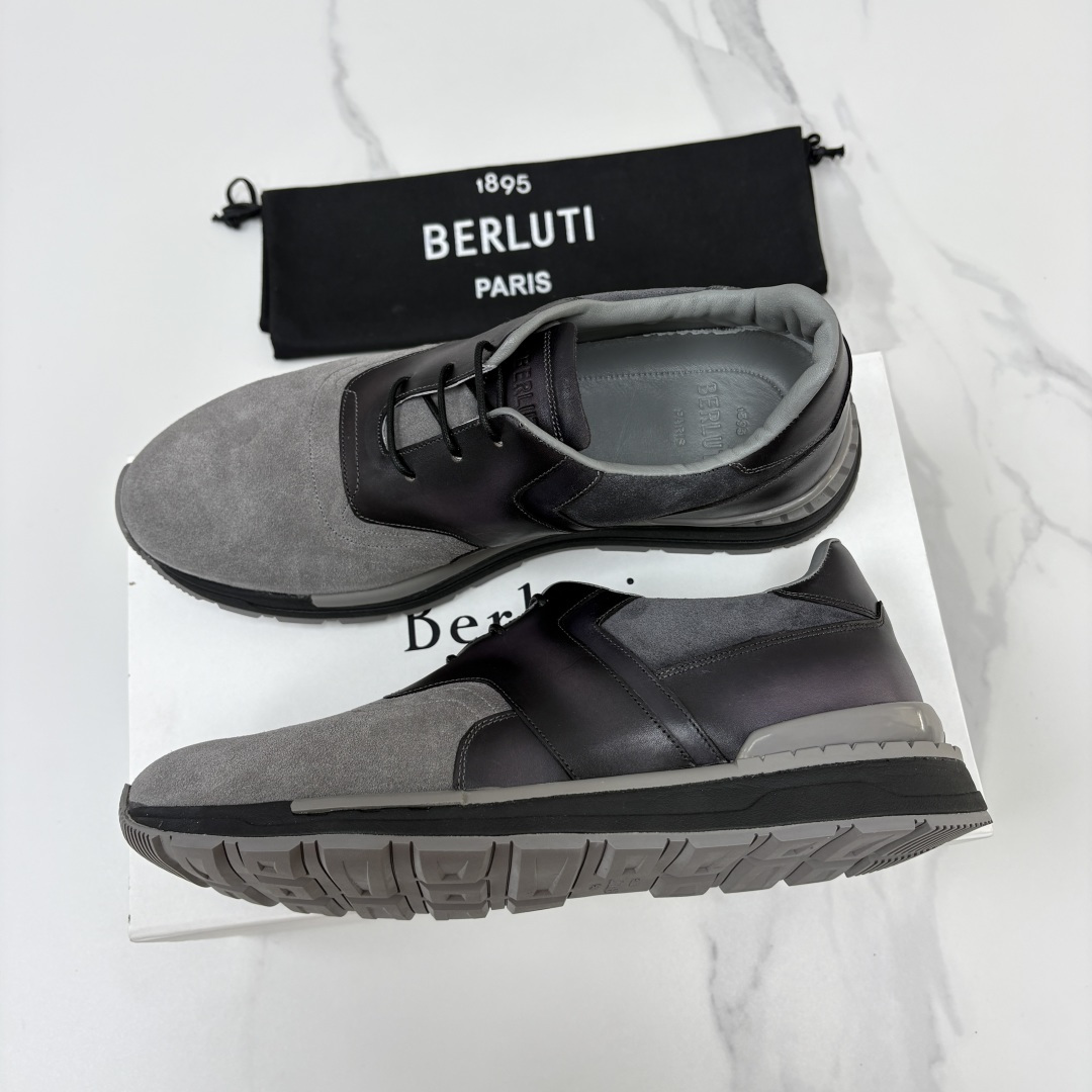 💋💍Berlut* 布鲁提 升级版第四代私模大底 Fast Track皮革运动鞋 官方定制款 13,500 最新款男 💋💍Berlut* 布鲁提 升级版第四代私模大底 Fast Track皮革运动鞋 官方定制款 13,500 最新款男