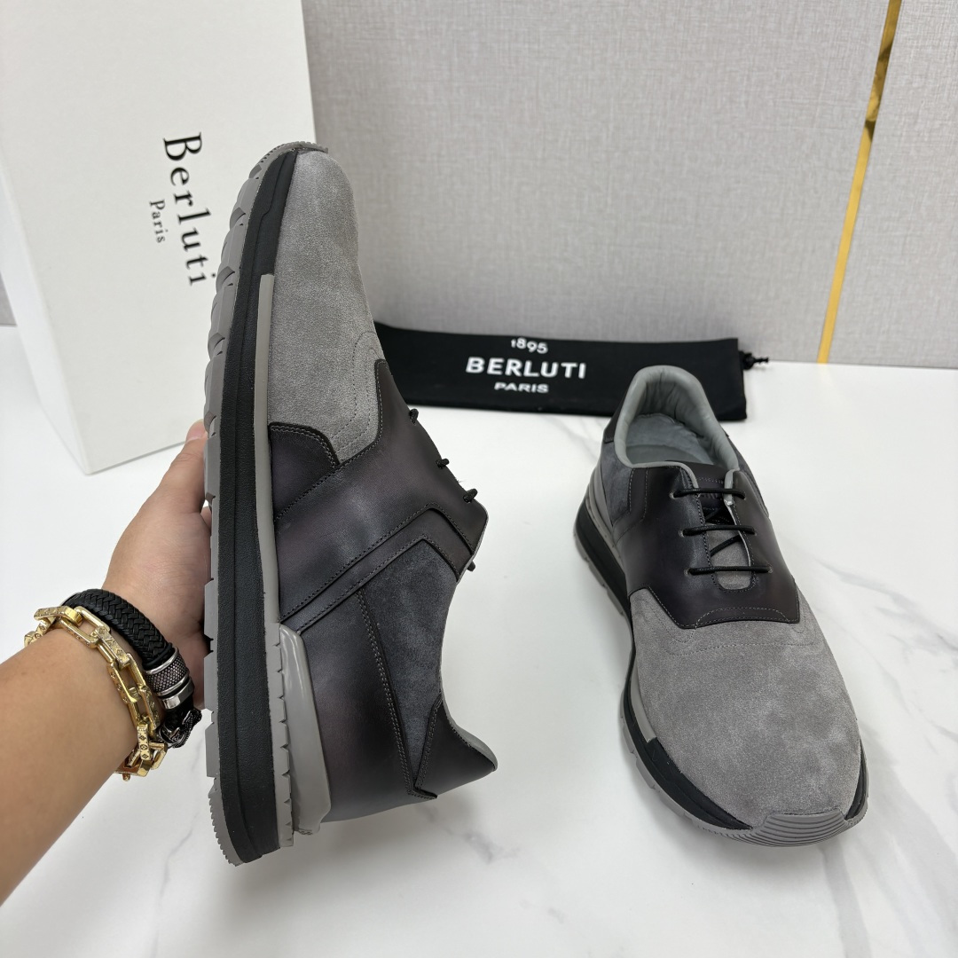 💋💍Berlut* 布鲁提 升级版第四代私模大底 Fast Track皮革运动鞋 官方定制款 13,500 最新款男 💋💍Berlut* 布鲁提 升级版第四代私模大底 Fast Track皮革运动鞋 官方定制款 13,500 最新款男