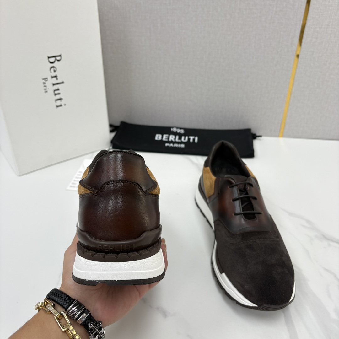 💋💍Berlut* 布鲁提 升级版第四代私模大底 Fast Track皮革运动鞋 官方定制款 13,500 最新款男 💋💍Berlut* 布鲁提 升级版第四代私模大底 Fast Track皮革运动鞋 官方定制款 13,500 最新款男