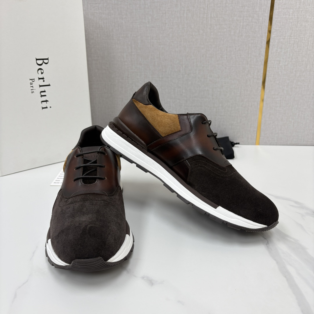 💋💍Berlut* 布鲁提 升级版第四代私模大底 Fast Track皮革运动鞋 官方定制款 13,500 最新款男 💋💍Berlut* 布鲁提 升级版第四代私模大底 Fast Track皮革运动鞋 官方定制款 13,500 最新款男