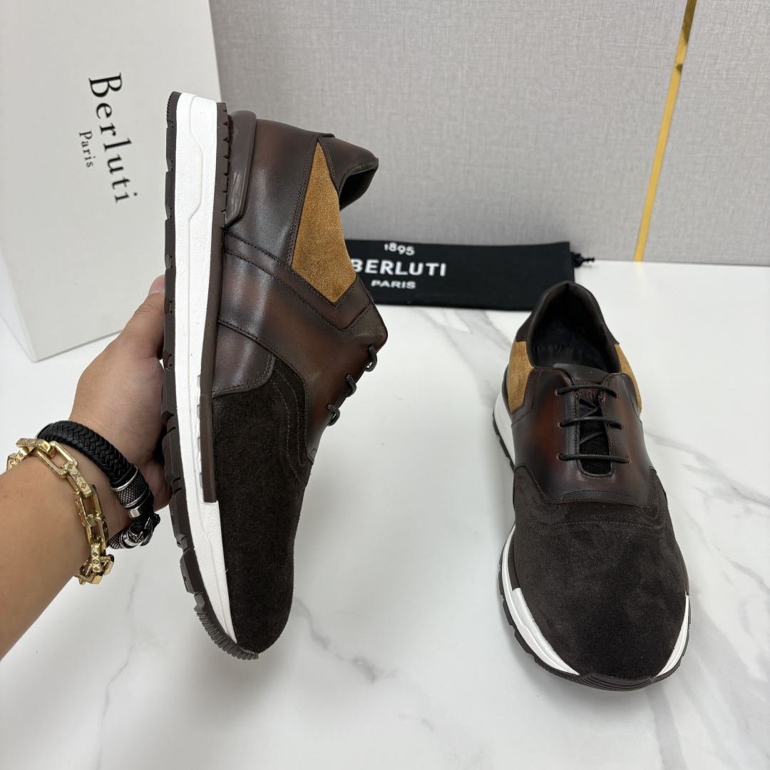 💋💍Berlut* 布鲁提 升级版第四代私模大底 Fast Track皮革运动鞋 官方定制款 13,500 最新款男 💋💍Berlut* 布鲁提 升级版第四代私模大底 Fast Track皮革运动鞋 官方定制款 13,500 最新款男