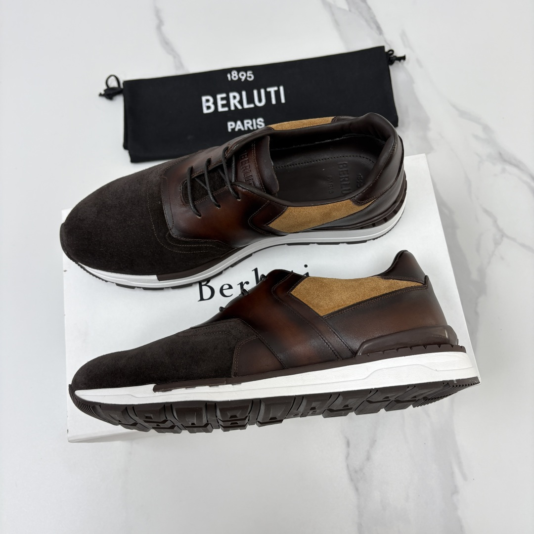 💋💍Berlut* 布鲁提 升级版第四代私模大底 Fast Track皮革运动鞋 官方定制款 13,500 最新款男 💋💍Berlut* 布鲁提 升级版第四代私模大底 Fast Track皮革运动鞋 官方定制款 13,500 最新款男