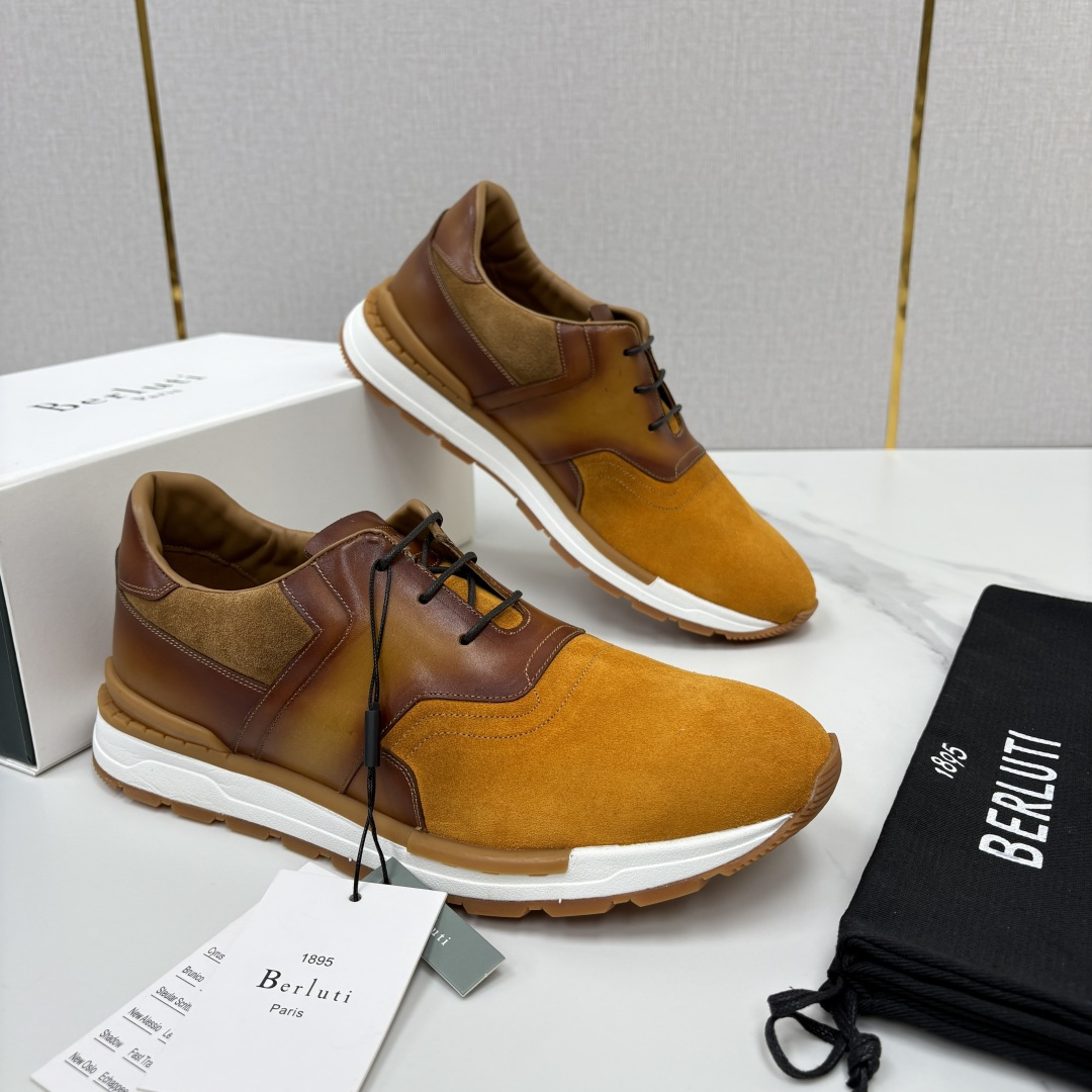 💋💍Berlut* 布鲁提 升级版第四代私模大底 Fast Track皮革运动鞋 官方定制款 13,500 最新款男 💋💍Berlut* 布鲁提 升级版第四代私模大底 Fast Track皮革运动鞋 官方定制款 13,500 最新款男
