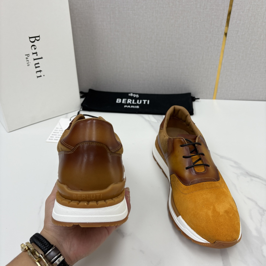 💋💍Berlut* 布鲁提 升级版第四代私模大底 Fast Track皮革运动鞋 官方定制款 13,500 最新款男 💋💍Berlut* 布鲁提 升级版第四代私模大底 Fast Track皮革运动鞋 官方定制款 13,500 最新款男