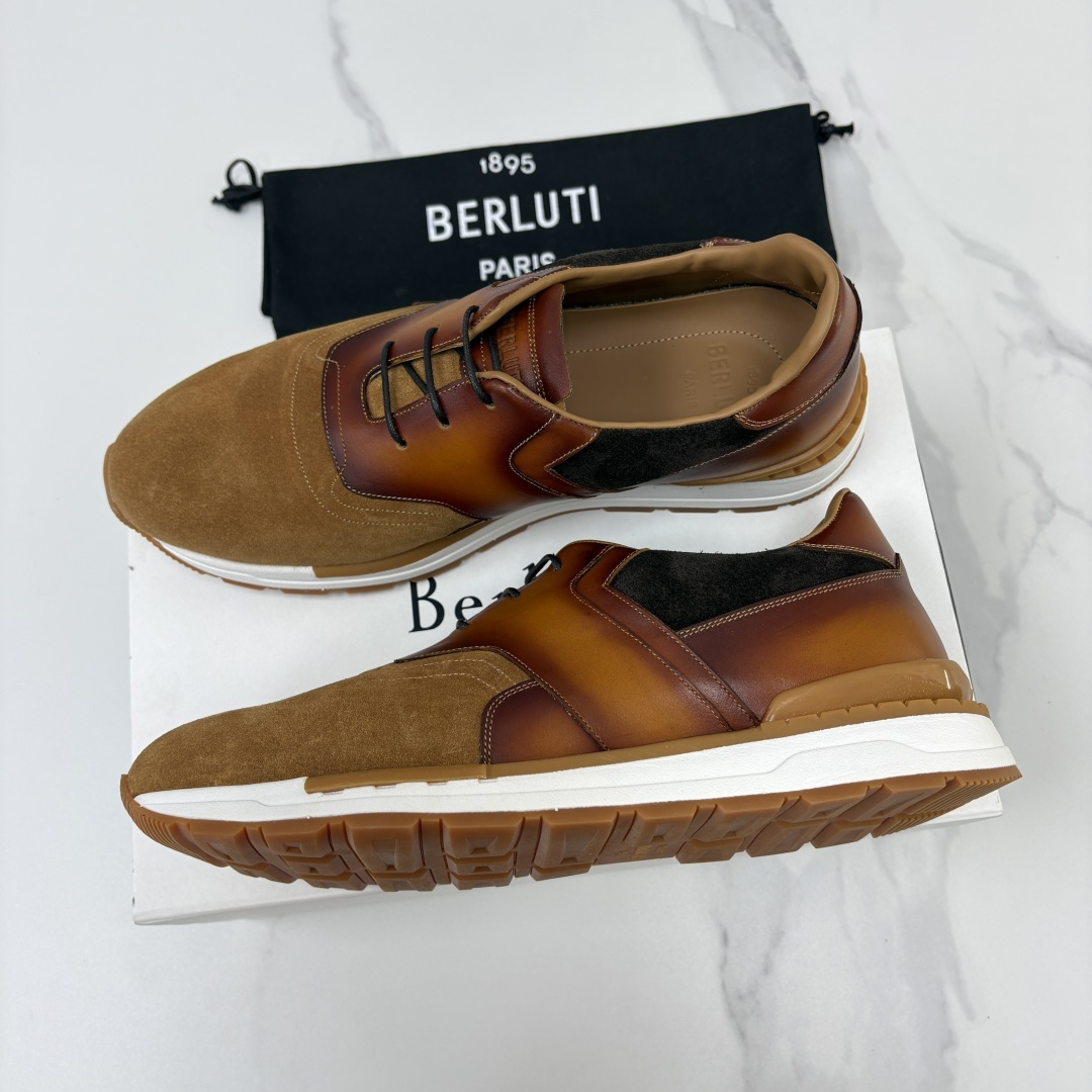 💋💍Berlut* 布鲁提 升级版第四代私模大底 Fast Track皮革运动鞋 官方定制款 13,500 最新款男 💋💍Berlut* 布鲁提 升级版第四代私模大底 Fast Track皮革运动鞋 官方定制款 13,500 最新款男
