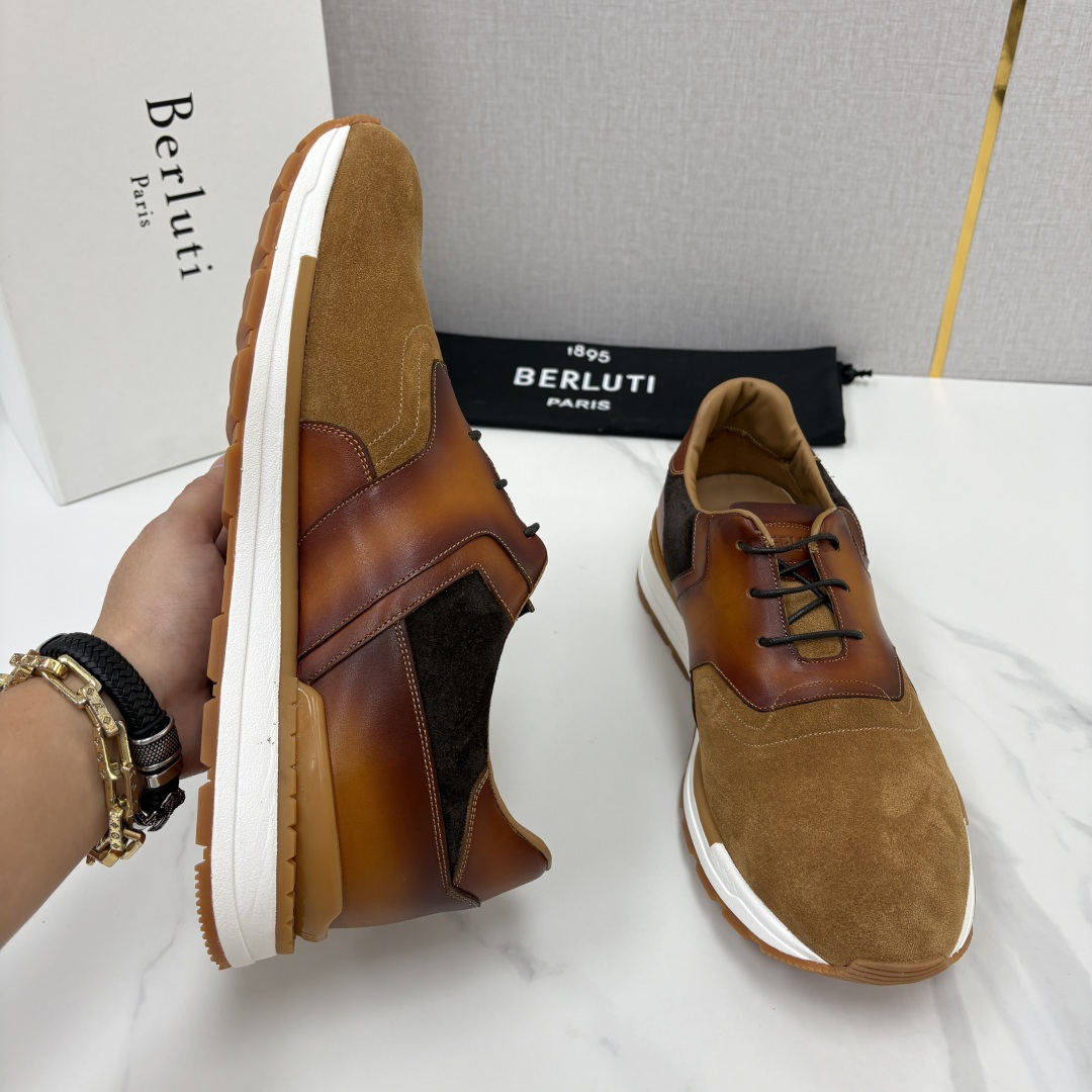 💋💍Berlut* 布鲁提 升级版第四代私模大底 Fast Track皮革运动鞋 官方定制款 13,500 最新款男 💋💍Berlut* 布鲁提 升级版第四代私模大底 Fast Track皮革运动鞋 官方定制款 13,500 最新款男