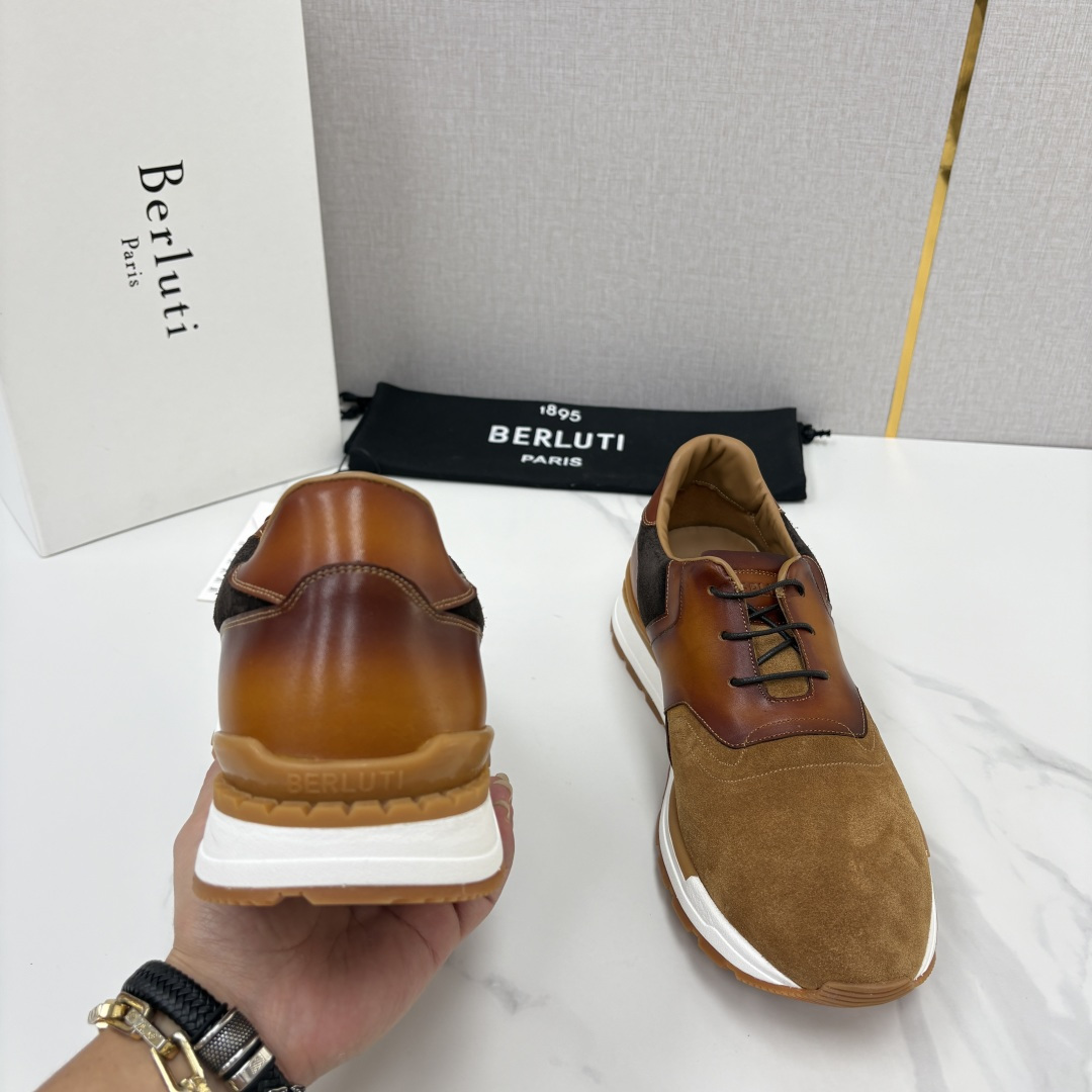 💋💍Berlut* 布鲁提 升级版第四代私模大底 Fast Track皮革运动鞋 官方定制款 13,500 最新款男 💋💍Berlut* 布鲁提 升级版第四代私模大底 Fast Track皮革运动鞋 官方定制款 13,500 最新款男