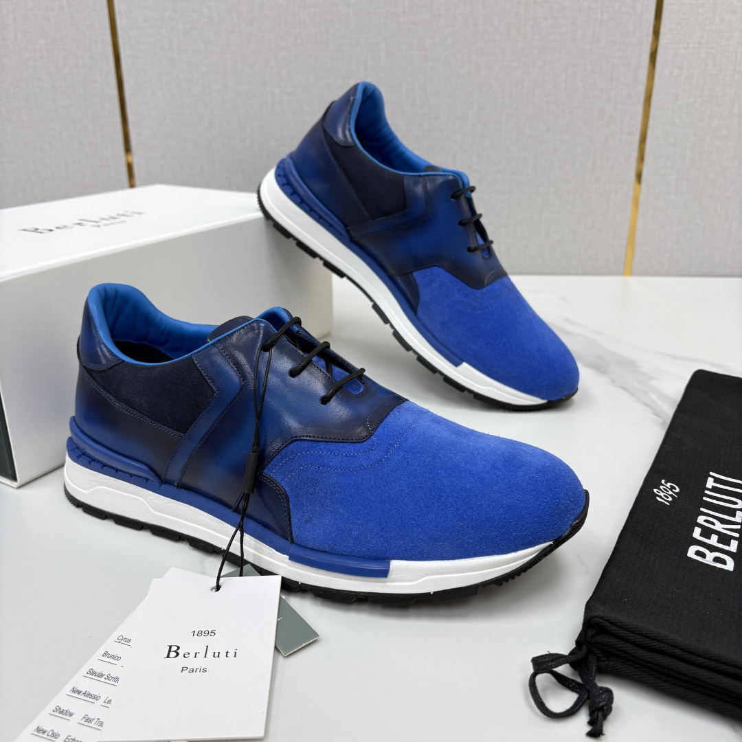 💋💍Berlut* 布鲁提 升级版第四代私模大底 Fast Track皮革运动鞋 官方定制款 13,500 最新款男 💋💍Berlut* 布鲁提 升级版第四代私模大底 Fast Track皮革运动鞋 官方定制款 13,500 最新款男