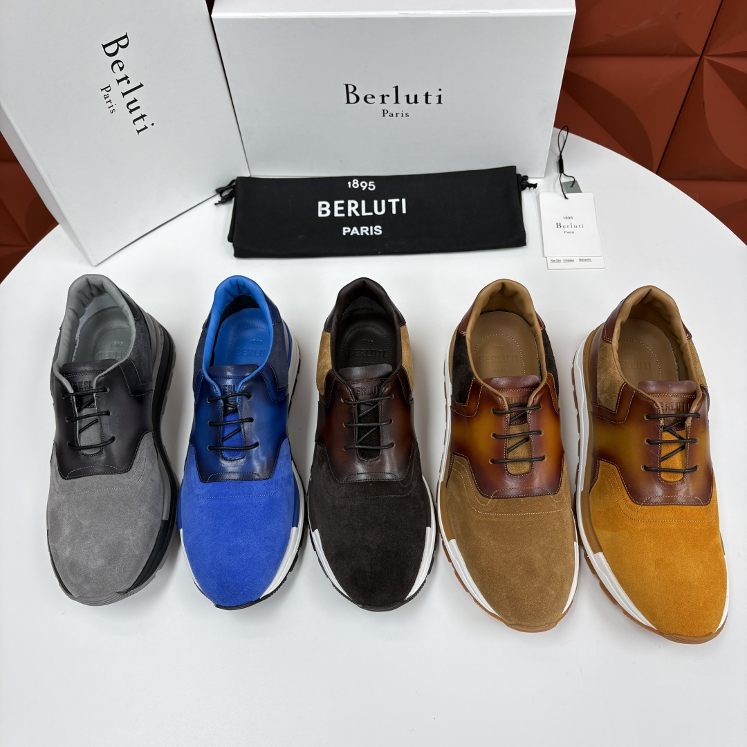 💋💍Berlut* 布鲁提 升级版第四代私模大底 Fast Track皮革运动鞋 官方定制款 13,500 最新款男 💋💍Berlut* 布鲁提 升级版第四代私模大底 Fast Track皮革运动鞋 官方定制款 13,500 最新款男