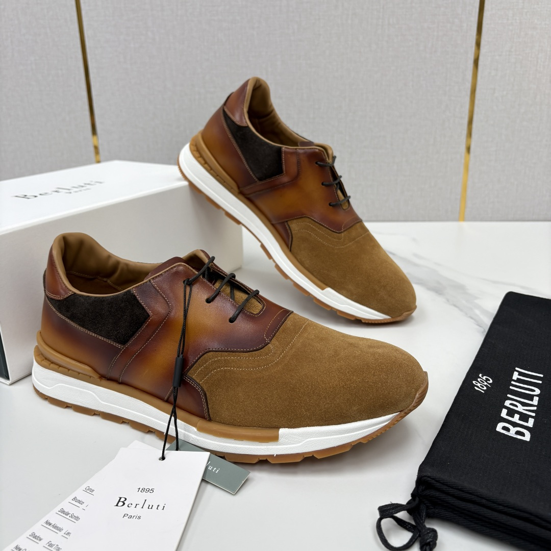 💋💍Berlut* 布鲁提 升级版第四代私模大底 Fast Track皮革运动鞋 官方定制款 13,500 最新款男 💋💍Berlut* 布鲁提 升级版第四代私模大底 Fast Track皮革运动鞋 官方定制款 13,500 最新款男