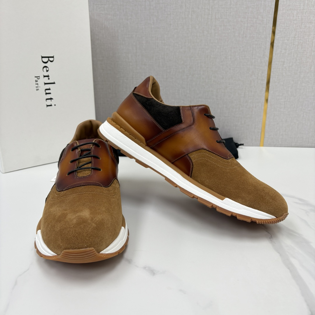 💋💍Berlut* 布鲁提 升级版第四代私模大底 Fast Track皮革运动鞋 官方定制款 13,500 最新款男 💋💍Berlut* 布鲁提 升级版第四代私模大底 Fast Track皮革运动鞋 官方定制款 13,500 最新款男