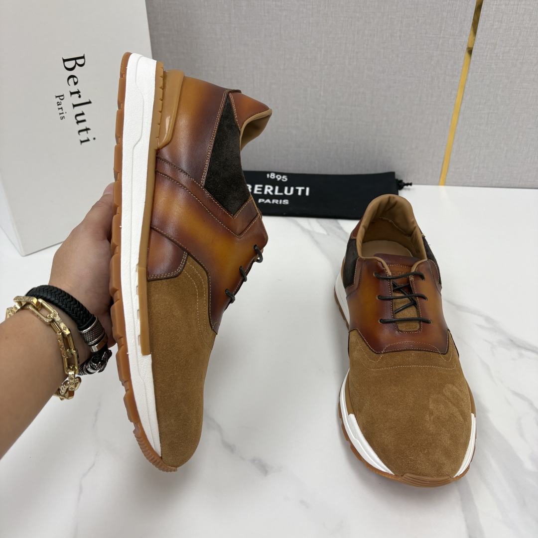 💋💍Berlut* 布鲁提 升级版第四代私模大底 Fast Track皮革运动鞋 官方定制款 13,500 最新款男 💋💍Berlut* 布鲁提 升级版第四代私模大底 Fast Track皮革运动鞋 官方定制款 13,500 最新款男