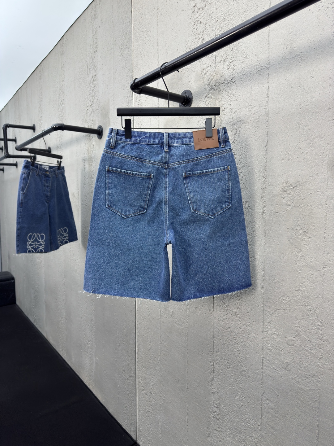 [Summer Shorts]LOEWE tannin patterned denim shortsProcess instructions: Cus