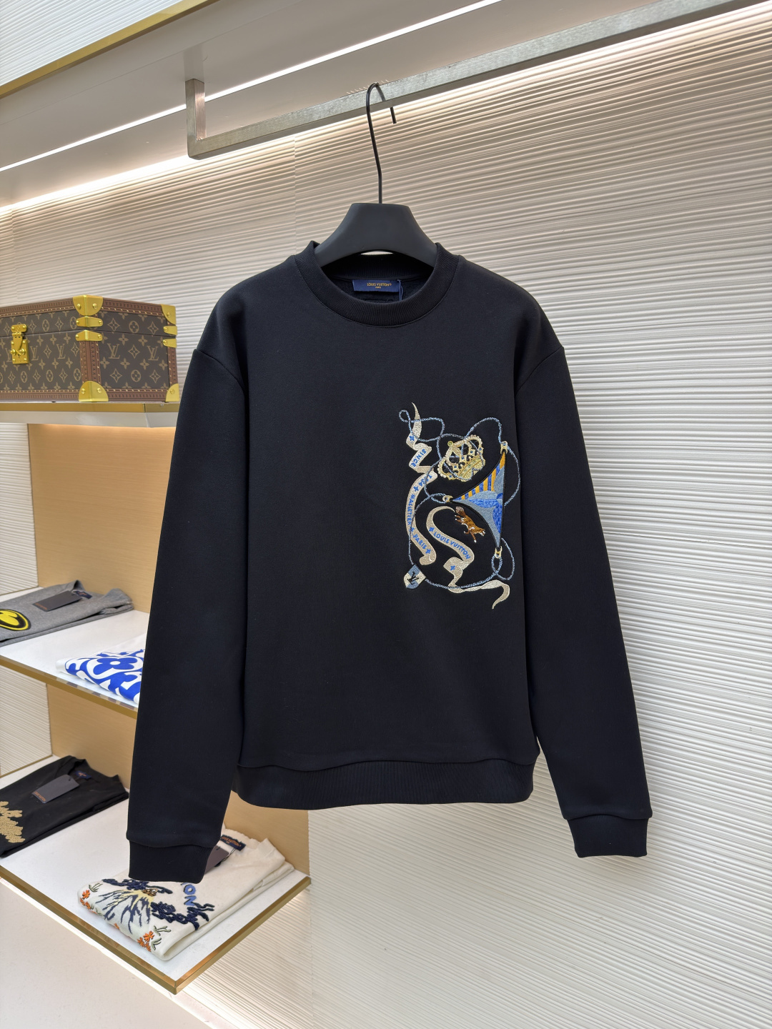 LOUIS VUITTON ● 1681307-B00 ● ● ● ● ● 550 ● XS-S-M-L ● YB oversized Manica lungaFelpa Felpa