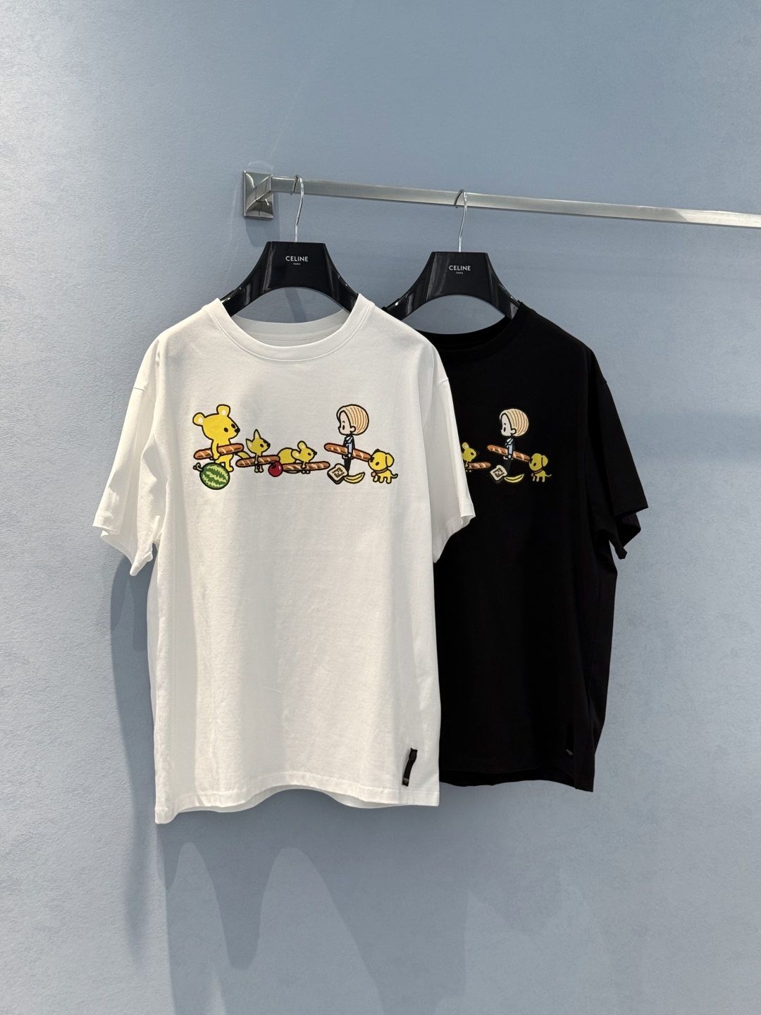 Fendi Fun Print Short Sleeve T-Shirt - Unisex, Cute Design, Soft Cotton 4 cmp i1745383358671 3672 0 7