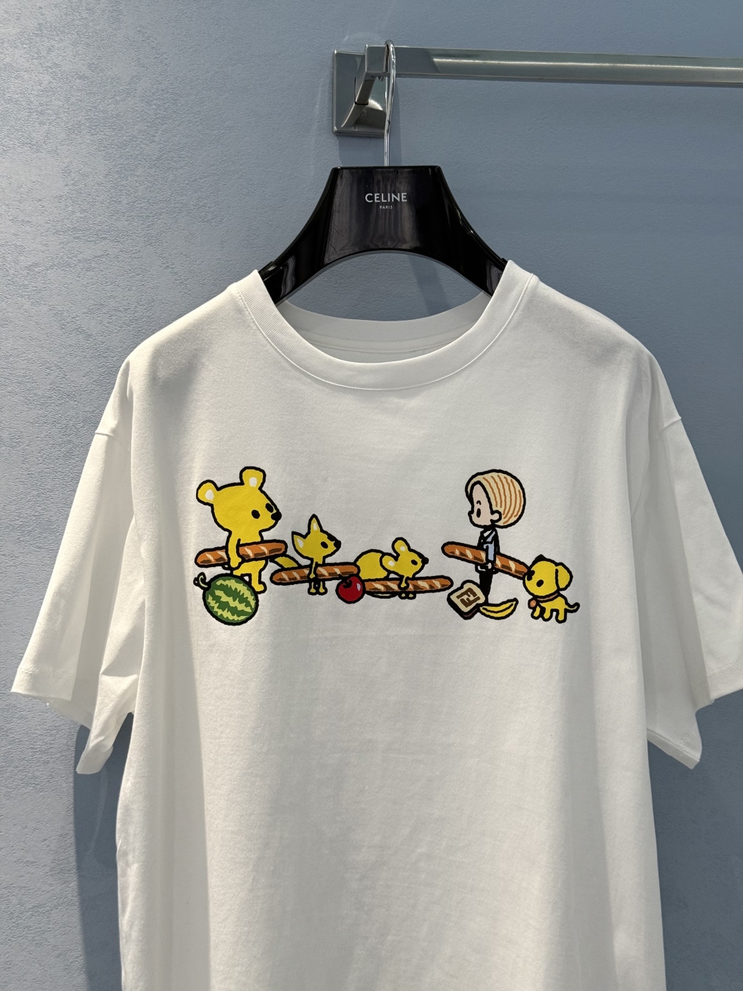 Fendi Fun Print Short Sleeve T-Shirt - Unisex, Cute Design, Soft Cotton 5 cmp i1745383470285 4593 0 3