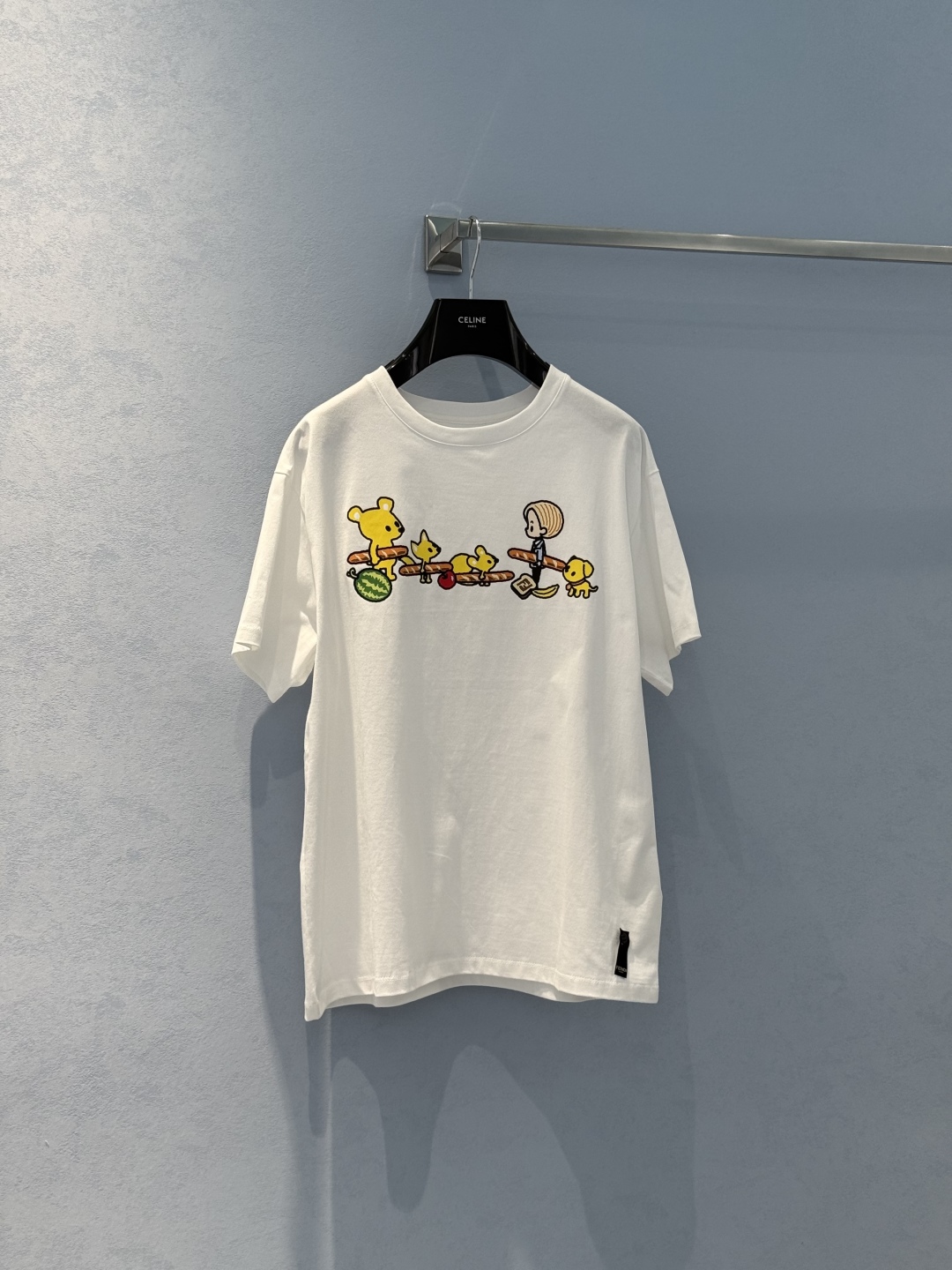 Fendi Fun Print Short Sleeve T-Shirt - Unisex, Cute Design, Soft Cotton 2 cmp i1745383470288 7038 0 0