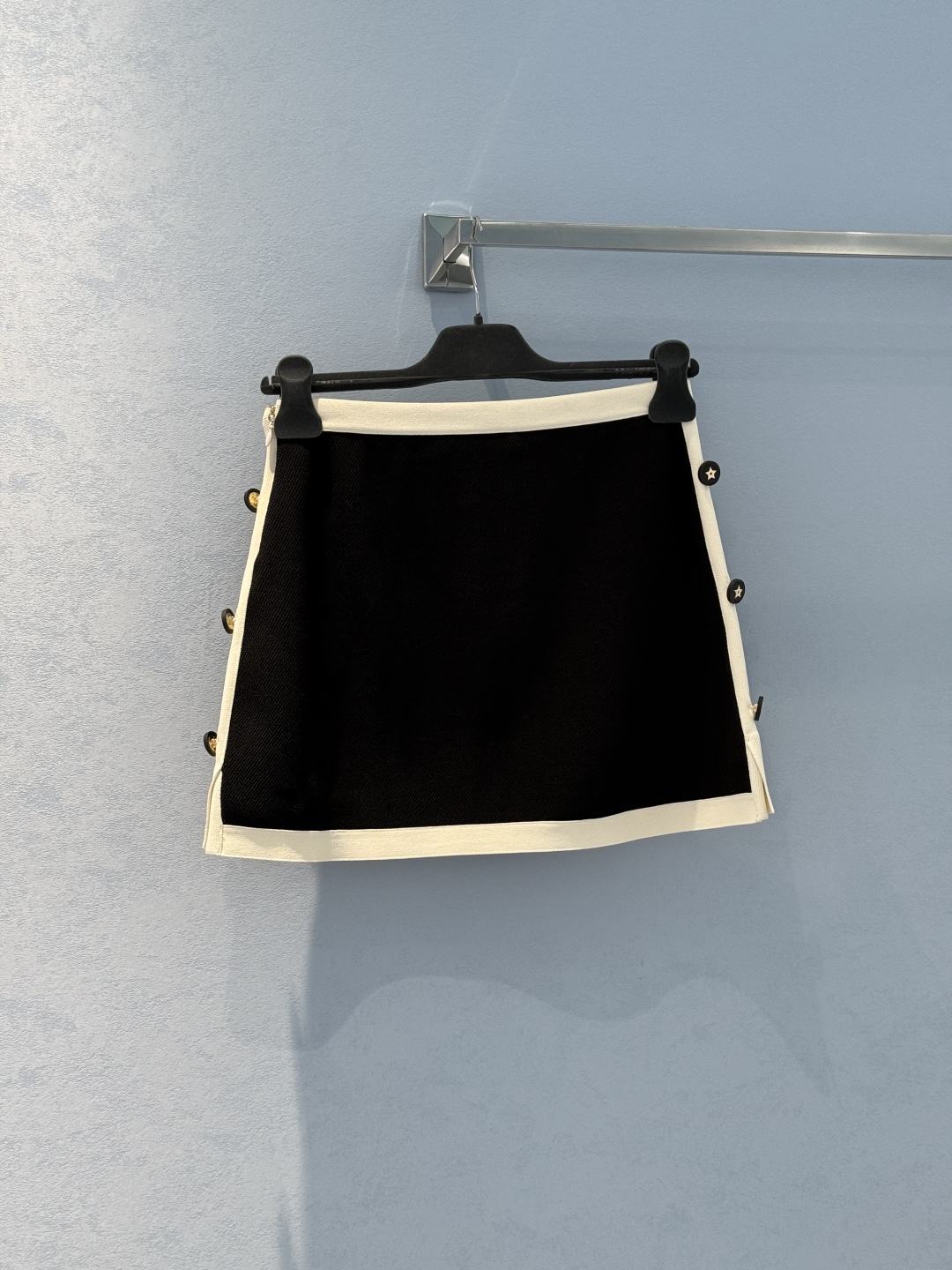 DIOR Black & White Knit Mini Skirt with Star Buckle Accents - High Quality 3 cmp i1745899075321 4667 0 1
