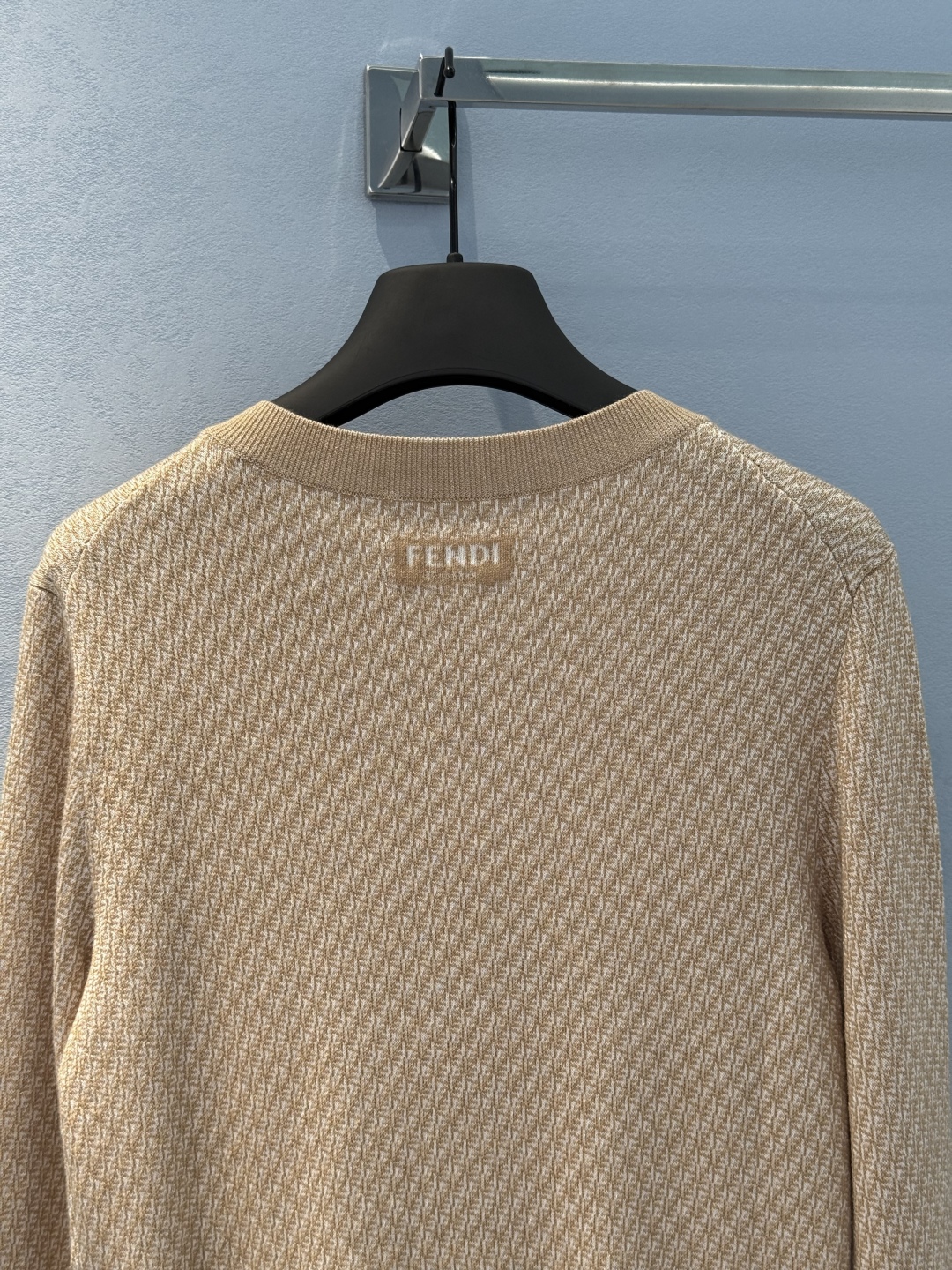 Fendi Gold Thread Knit Cardigan - Vintage Logo, Soft & Comfortable 8 cmp i1746815573050 2194 0 6