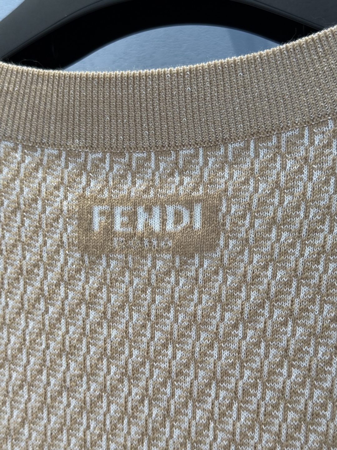 Fendi Gold Thread Knit Cardigan - Vintage Logo, Soft & Comfortable 9 cmp i1746815576924 5710 0 7