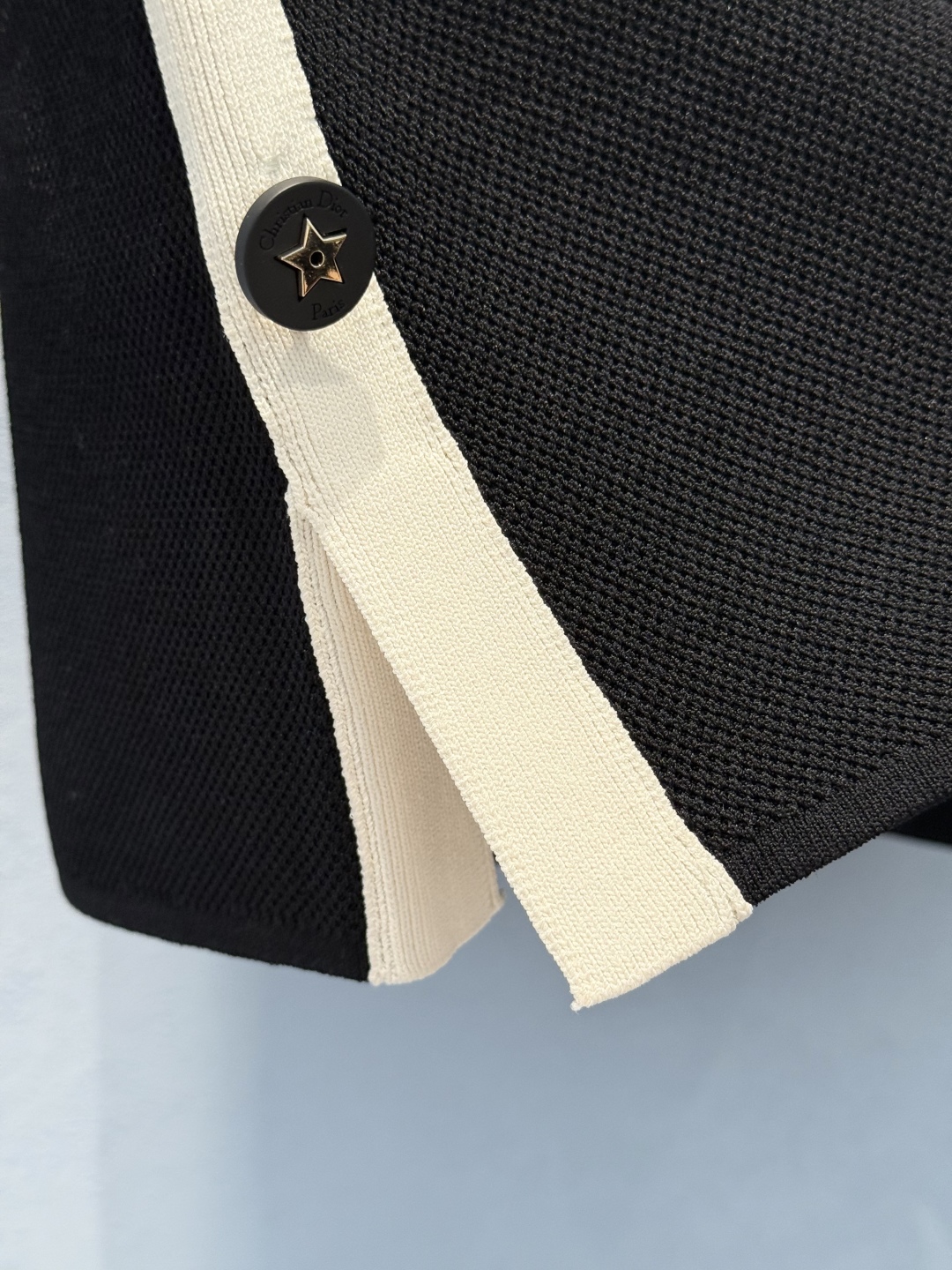 DIOR Black & White Knit Vest Dress with Star Button Detail - Chic & Stylish 7 cmp i1747242402646 1324 0 6