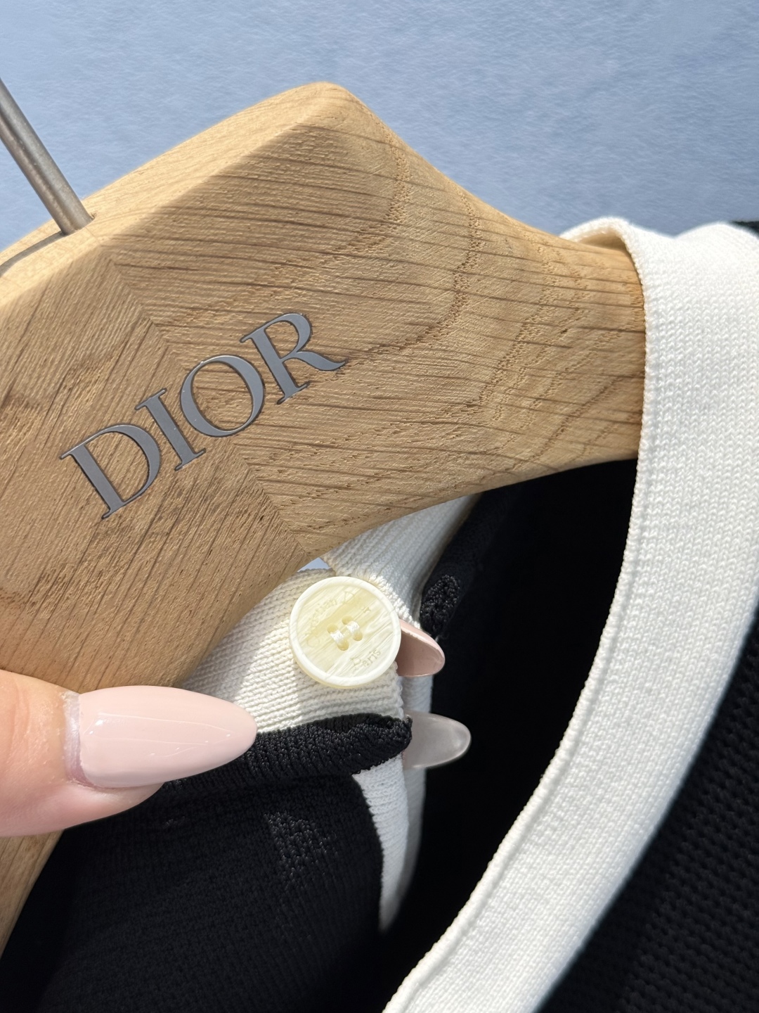 DIOR Black & White Knit Vest Dress with Star Button Detail - Chic & Stylish 8 cmp i1747242402661 8224 0 7