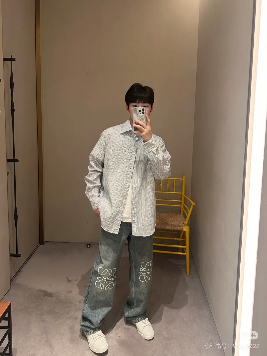 Trendy Scribbling Shirts: Comfortable Cotton Import Customization with Loose Long-Sleeve Style - 图片 6