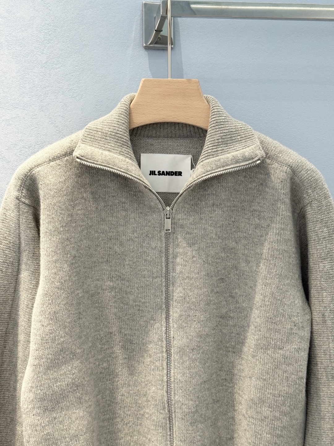 Tweedy Woman Zipper Jacket: JIL Sande*p60new – Stylish Leisure Wear with Fine Details - 图片 6
