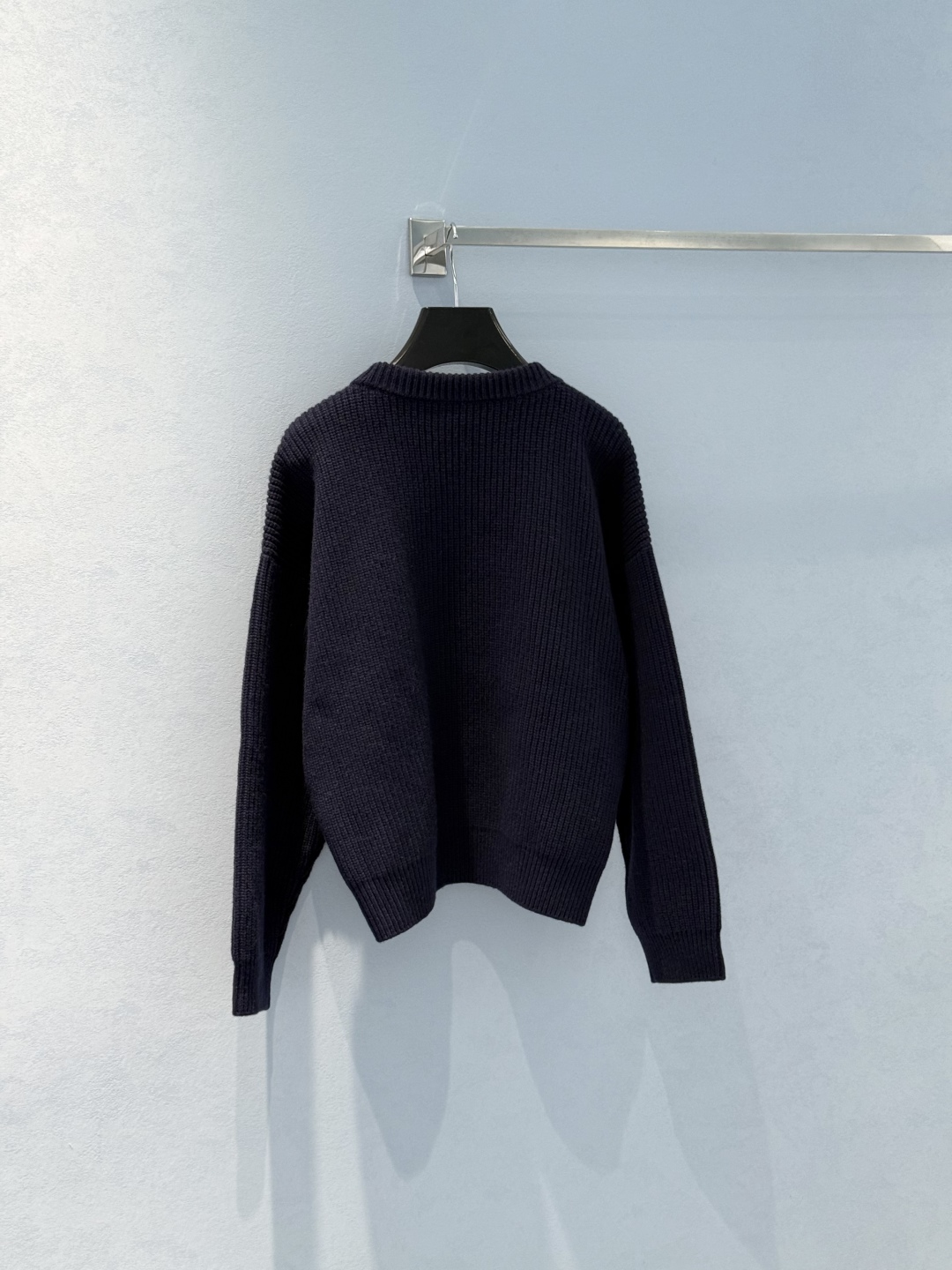 Celine Women's Blue Wool Sweater with Triomphe Logo 3 cmp i1757614087645 8001 0 1
