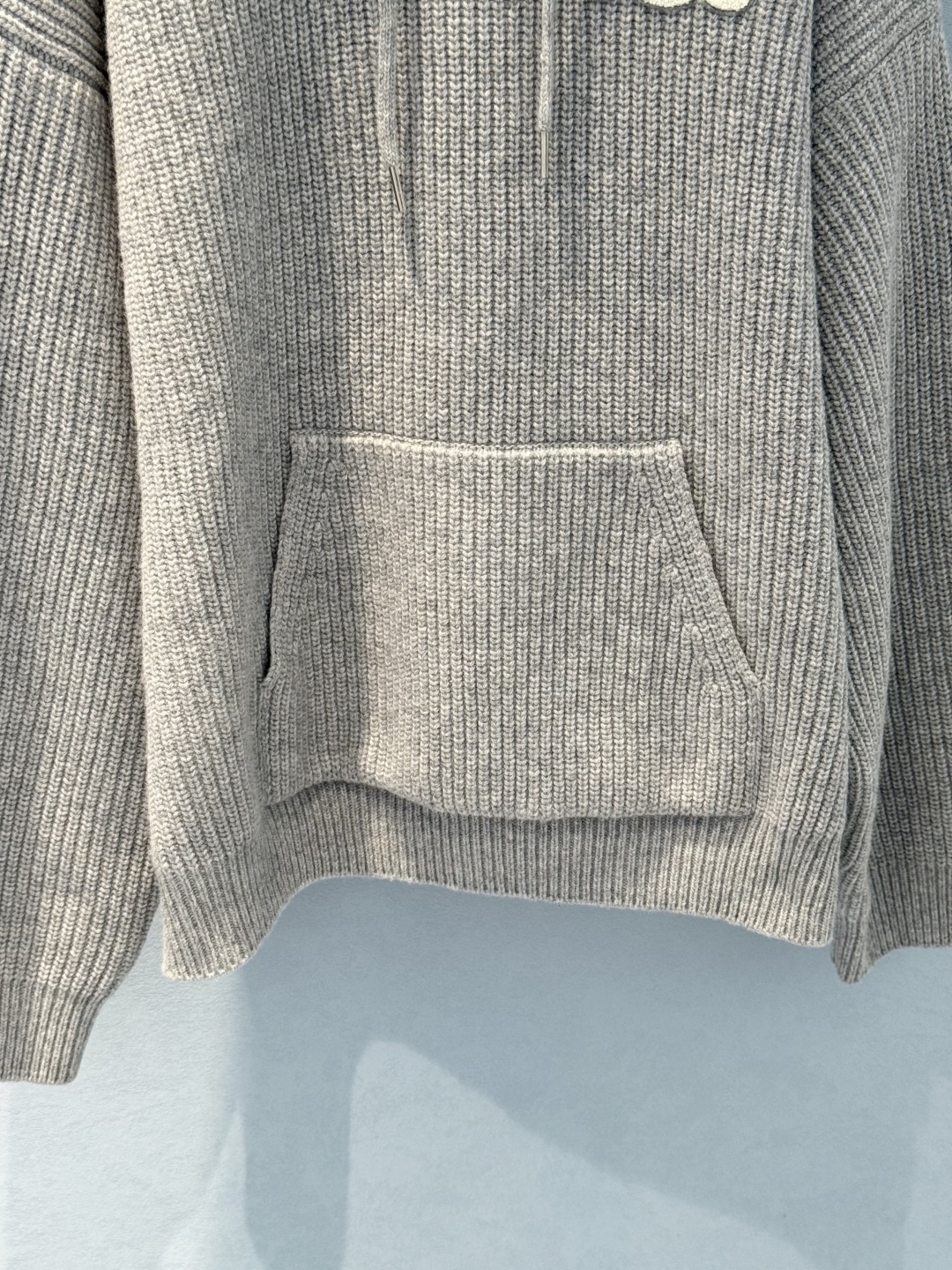 Celine Women's Triomphe Logo Hoodie - Soft Wool Knit, Relaxed Fit 8 cmp i1757614825730 2543 0 6