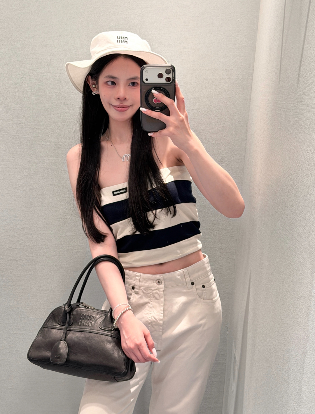 미우미우 여성 반팔 127793 Miu Miu T Shirt