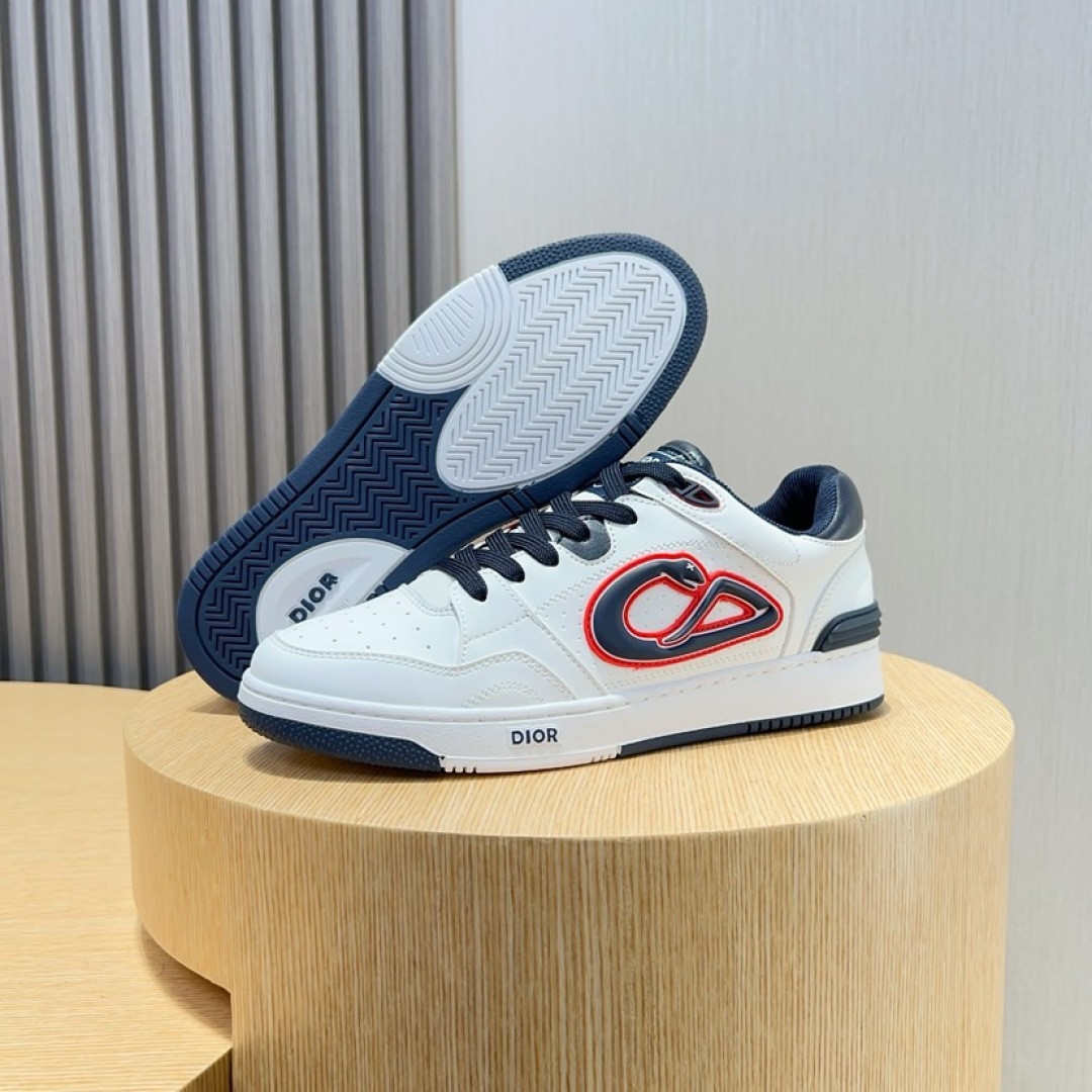 Dior CD Icon Leather Sneakers White, Stylish and Comfortable Daily Wear Shoes 10 cmp i1744371785546 6485 0 8