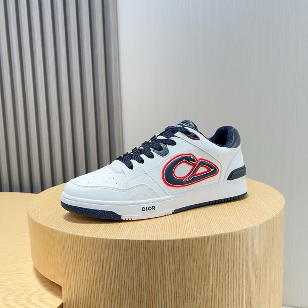 Dior CD Icon Leather Sneakers White, Stylish and Comfortable Daily Wear Shoes 8 cmp i1744371785936 3618 0 6