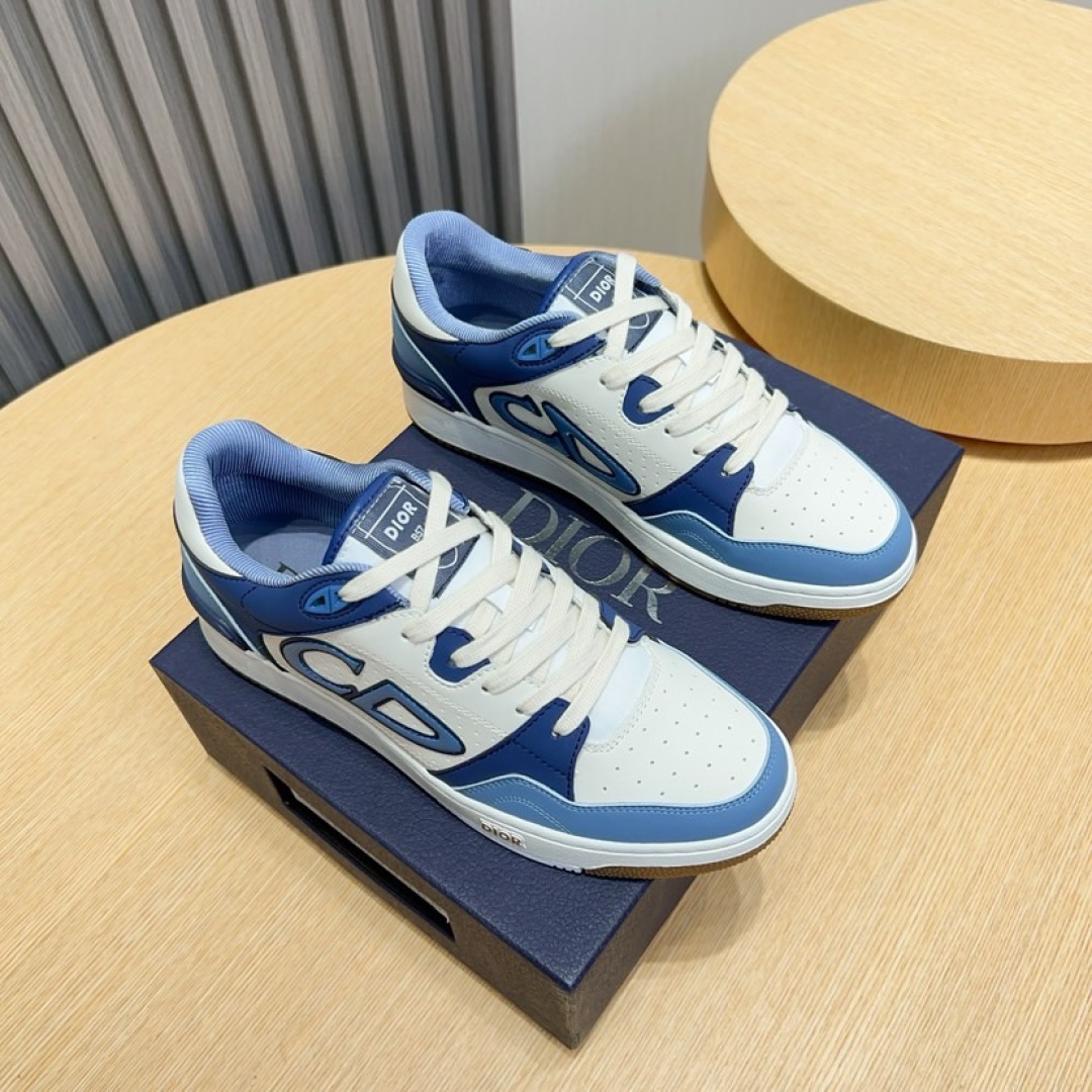 Dior CD Icon Leather Sneakers for Men, Fashionable and Versatile Design 1 Dior CD Icon Leather Sneakers for Men, Fashionable and Versatile Design