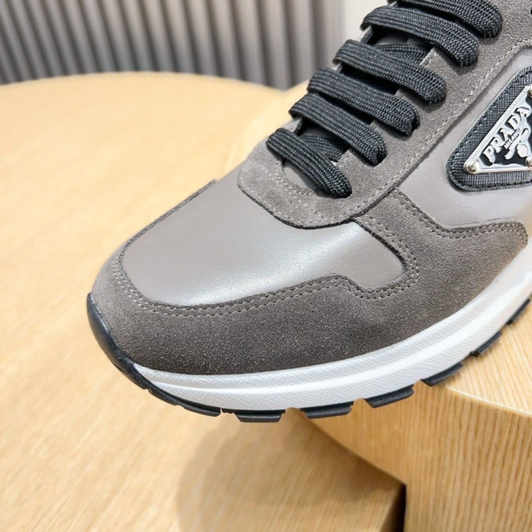 Prada Men's Leather and Suede Sneakers - Classic Style, Comfortable Fit 8 cmp i1744372031384 4538 0 6