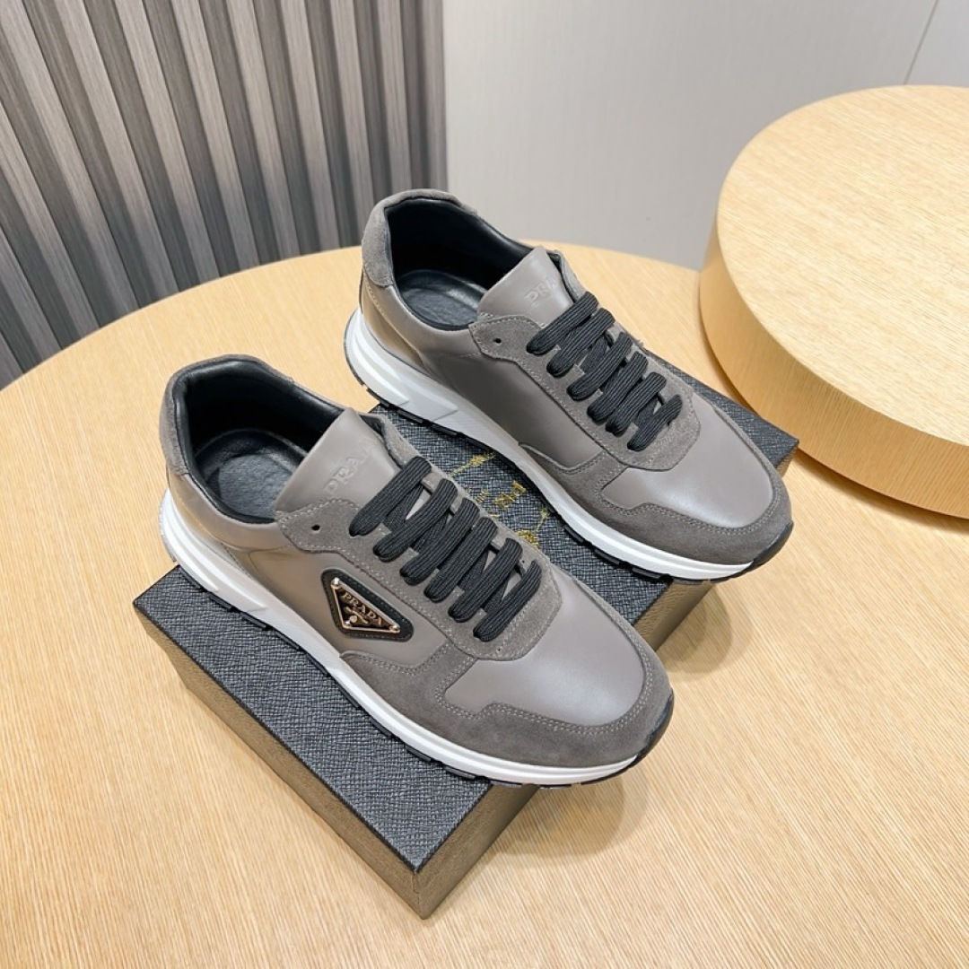 Prada Men's Leather and Suede Sneakers - Classic Style, Comfortable Fit 2 cmp i1744372031384 8219 0 0