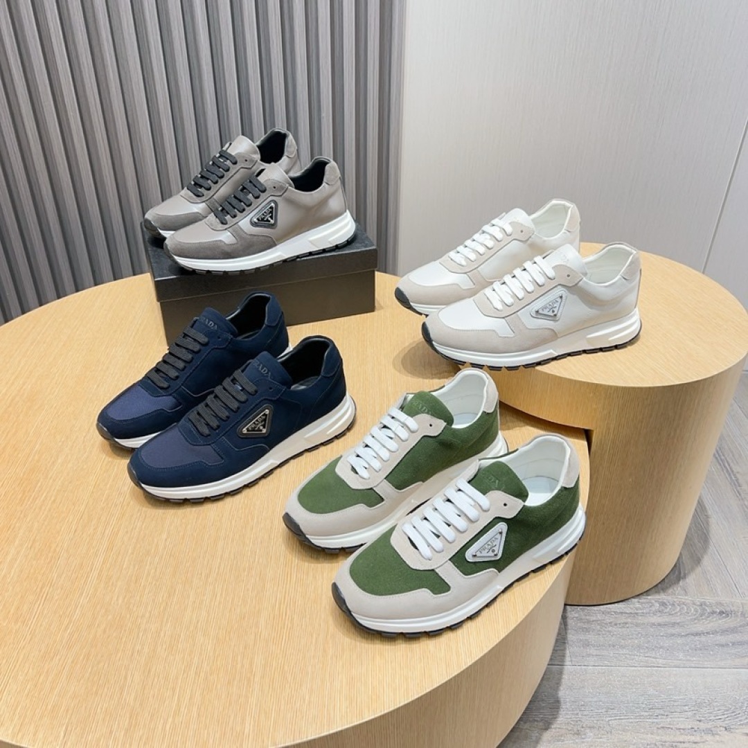 Prada Men's Leather and Suede Sneakers - Classic Style, Comfortable Fit 10 cmp i1744372031691 5216 0 8