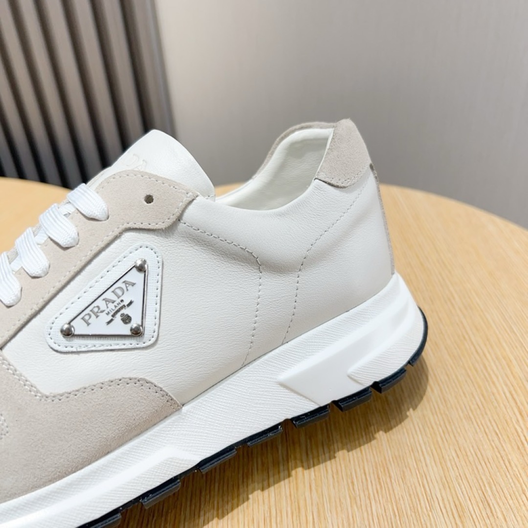 PRADA Men's Leather and Suede Low-Top Sneakers - Luxurious & Comfortable 6 cmp i1744372047552 2643 0 4