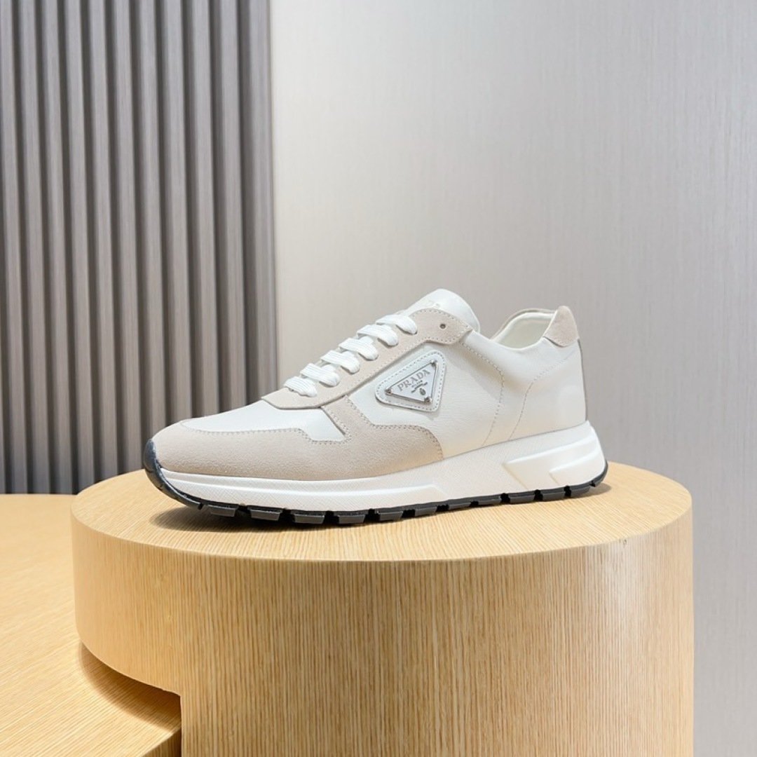 PRADA Men's Leather and Suede Low-Top Sneakers - Luxurious & Comfortable 7 cmp i1744372047552 5568 0 5