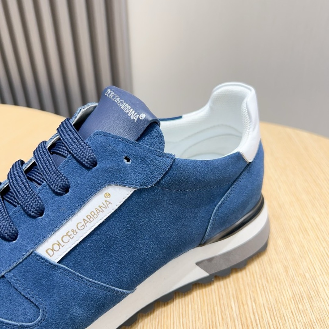 Dolce & Gabbana Men's Blue Suede Leather Sneakers - Casual & Stylish 7 cmp i1744372078360 7604 0 5